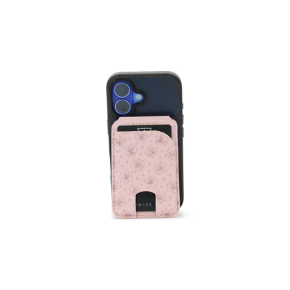 Hudson Mag-Safe Wallet Pink Flowers