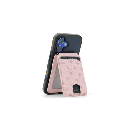 Hudson Mag-Safe Wallet Pink Flowers